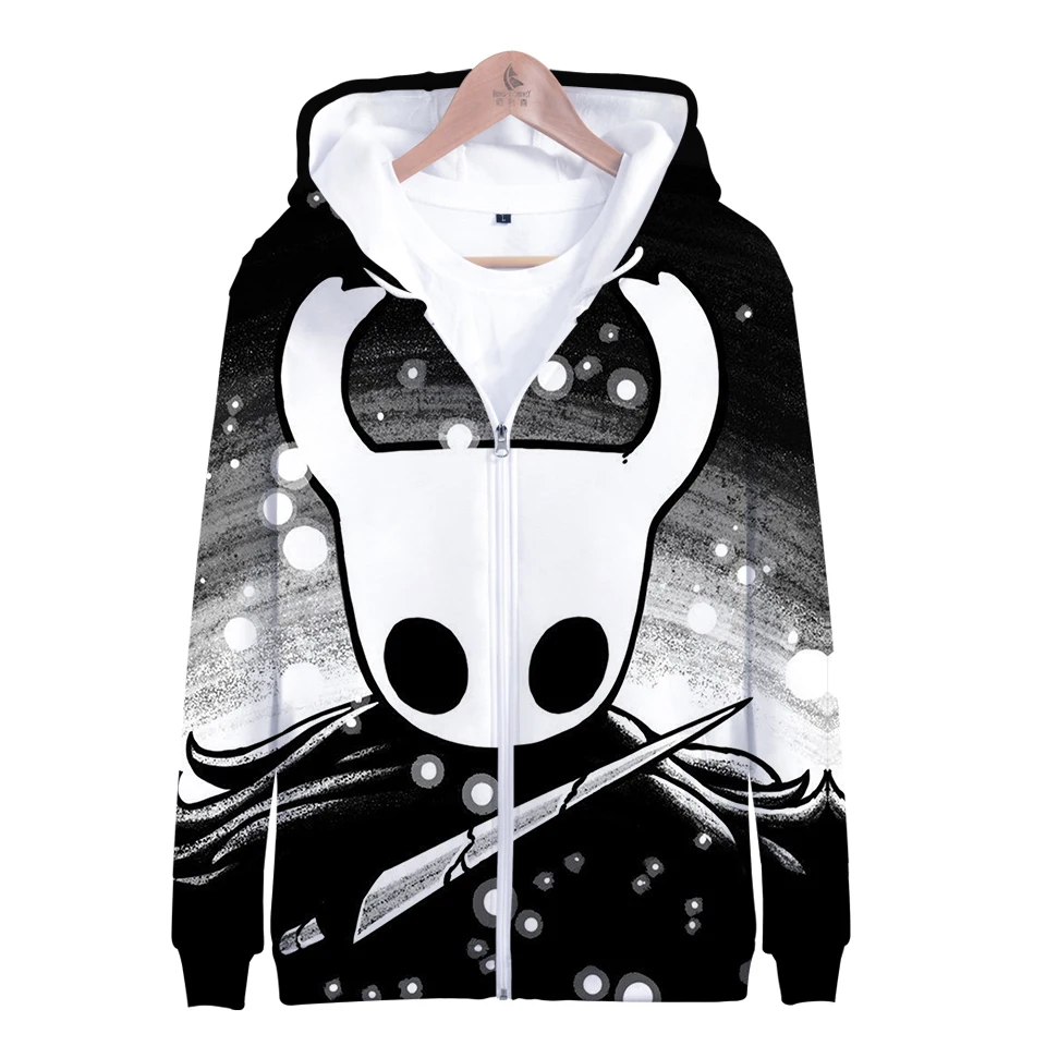 

Hollow Knight 3D Printed Zipper Hoodie kids Fashion Long Sleeve Hooded men Sweatshirts Casual Streetwear boy/girls Hoodies tops
