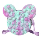 Модные популярные сумки через плечо 2 в 1, сумка через плечо и милая пузырьковая сумка, детский чехол карандаш