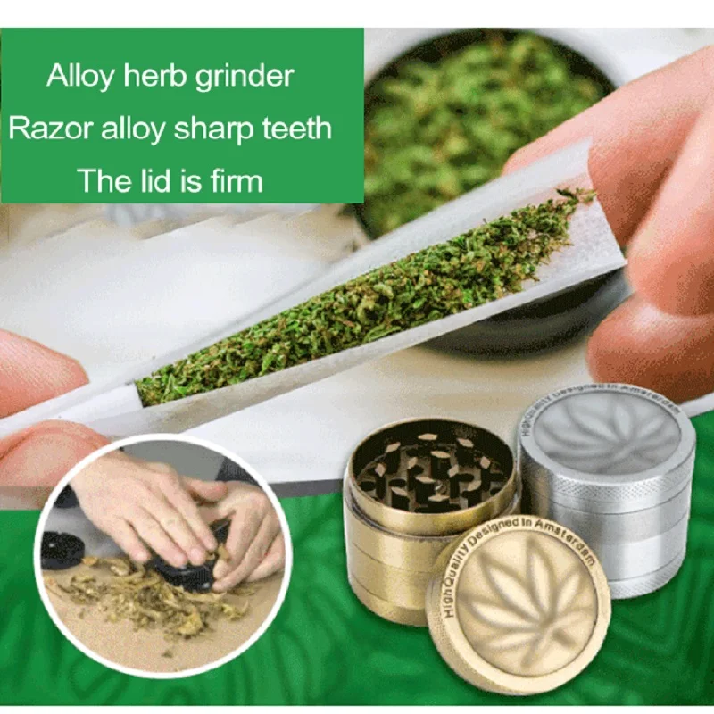 

Zinc Alloy 4-layer Herbal Herb Tobacco Grinder Maple Leaf Weed Smoke Grinders Grass Spice Mill Crusher Smoking Pipe Accessories