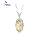 Xuping ювелирные изделия Новое поступление кристаллы ожерелье с высококачественным родиевым покрытием для женщин 40486