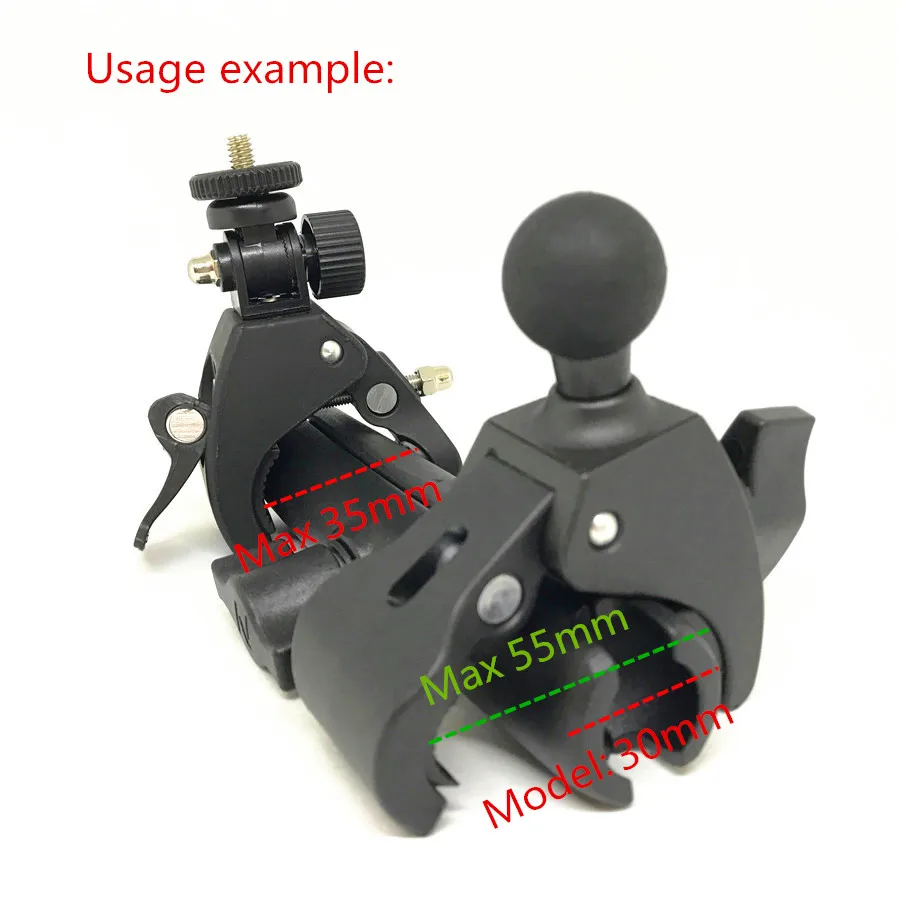 Для камеры Gopro крепление на руль Штатив Адаптер для велосипеда мотоцикла 1 дюйм