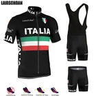 2021 LairschDan Мужская велосипедная футболка, летняя итальянская велосипедная рубашка с коротким рукавом, одежда для горного велосипеда, черное abbigliamento ciclismo