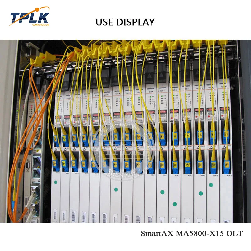 Оригинальный MA5800 X15 GPON 10G OLT с 2 * МПЛА + пила 16 Порты и разъёмы GPHF C доска|Кабели