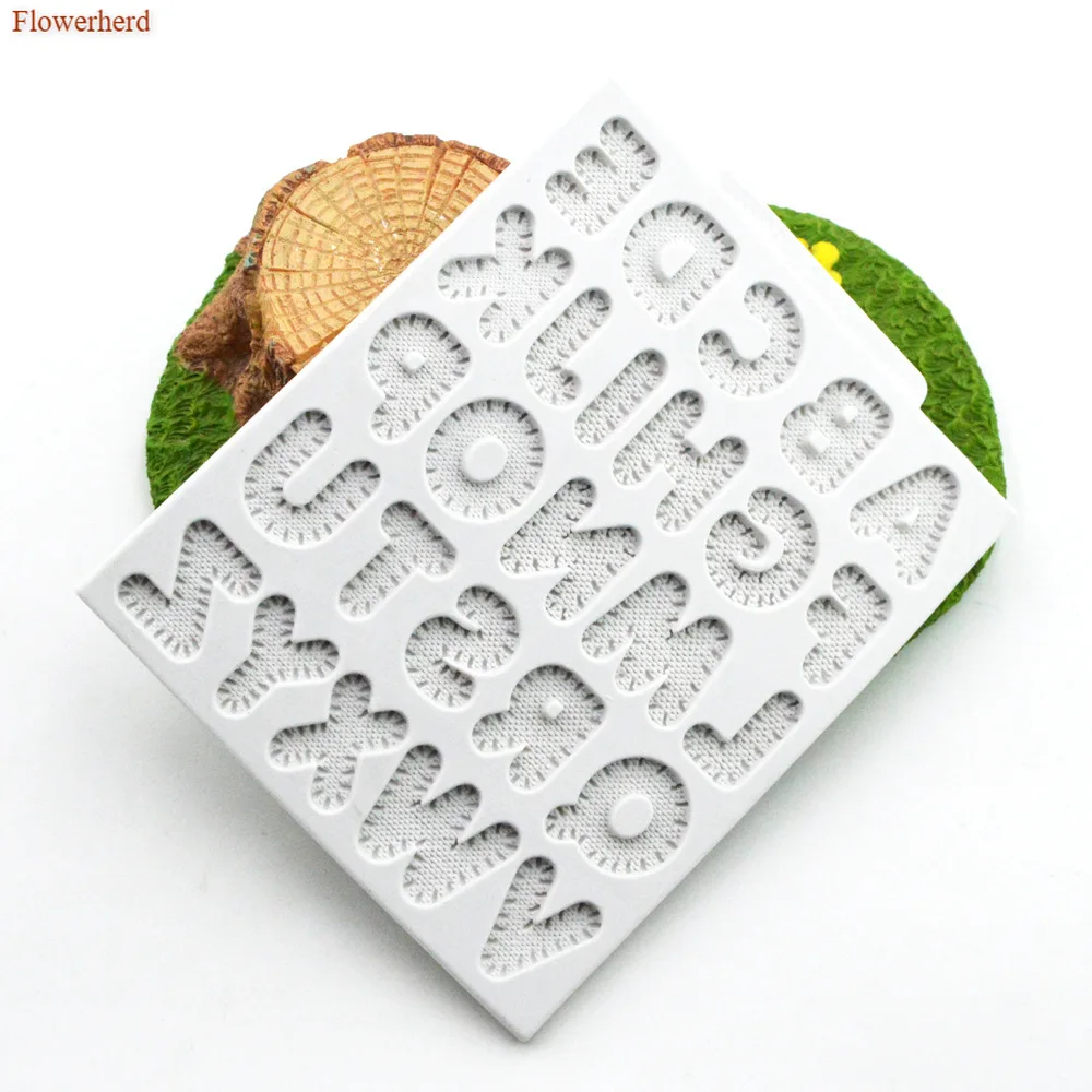 Льняная силиконовая форма для торта 26 Английских Букв | Дом и сад