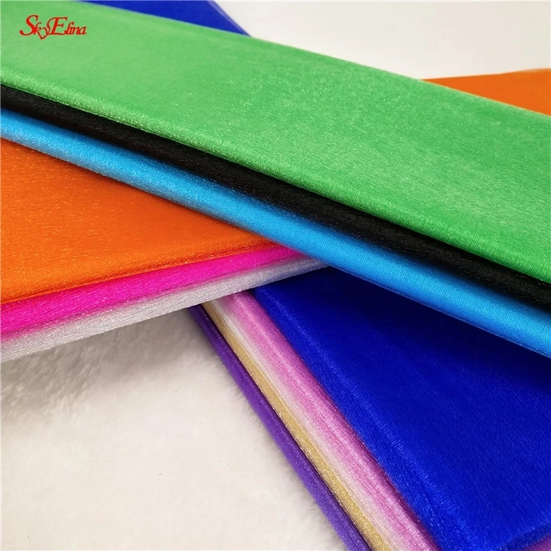 Новинка 0 48*10 м рулон органзы для свадебного декора вечерние принадлежности