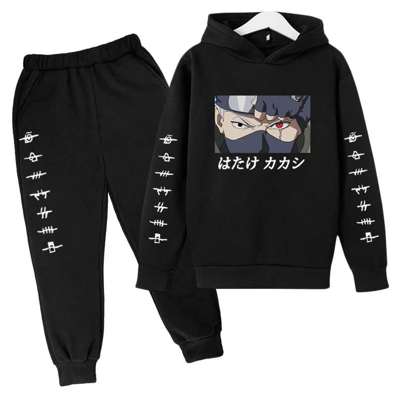 Narutos Clothing Sets Hoodie Top Games Child Tracksuit Girl Toddler clothes Baby Casual Jogging Sportswear Cotton suit | Детская одежда