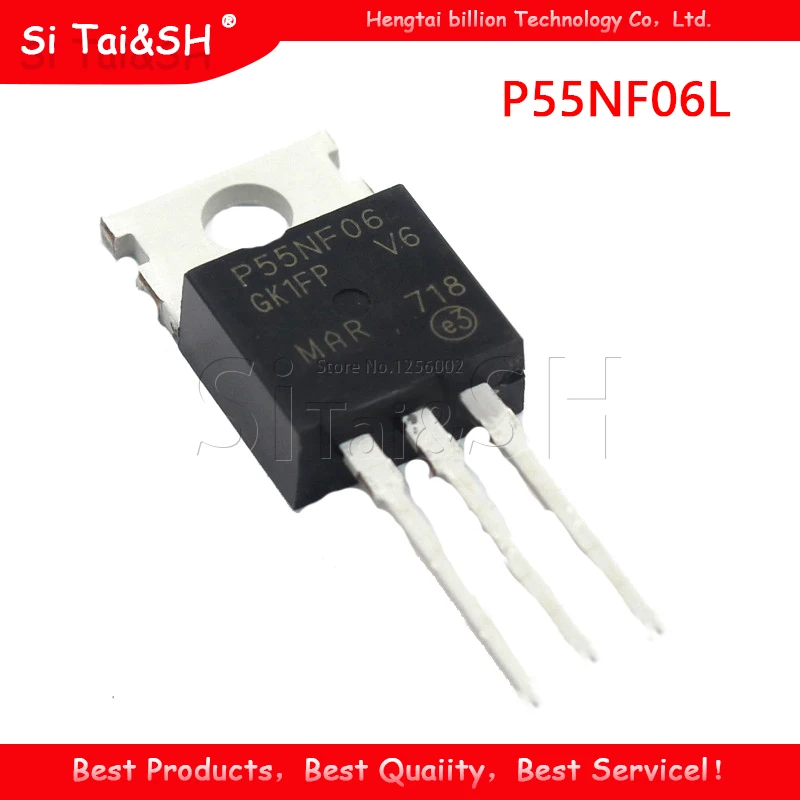 10 шт./лот P55NF06L STP55NF06L TO-220 55NF06 55A 60В | Электронные компоненты и принадлежности