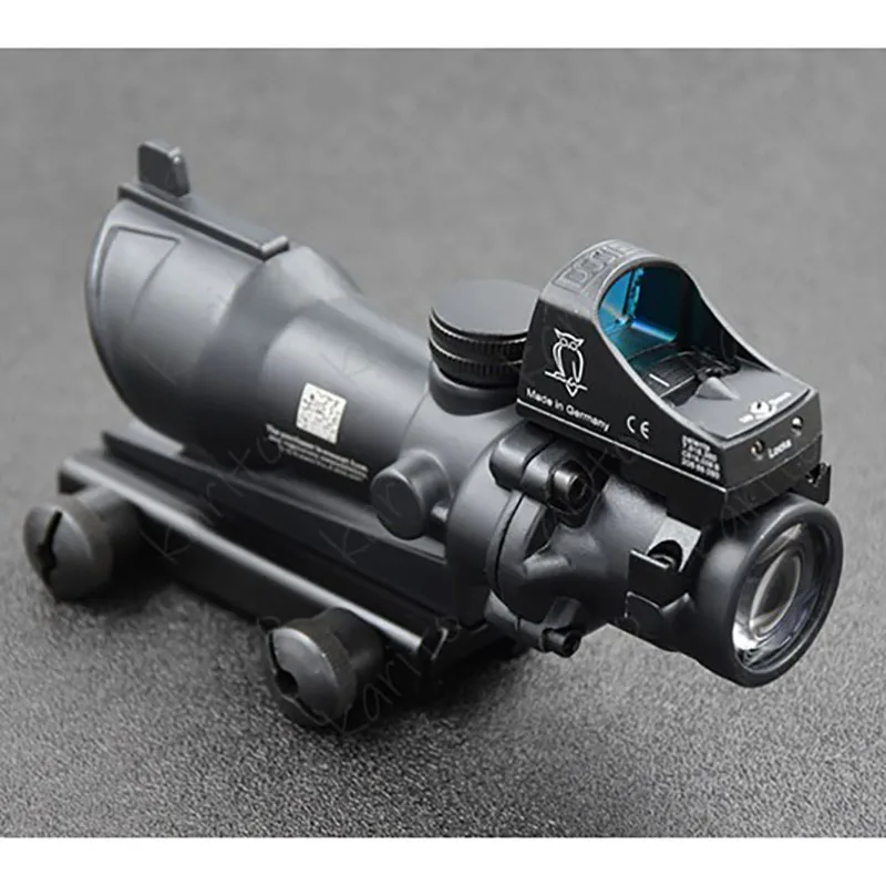 Тактический прицел для винтовки Trijicon Acog 4x32 и 1x с красной точкой M2833 M2696 | Спорт