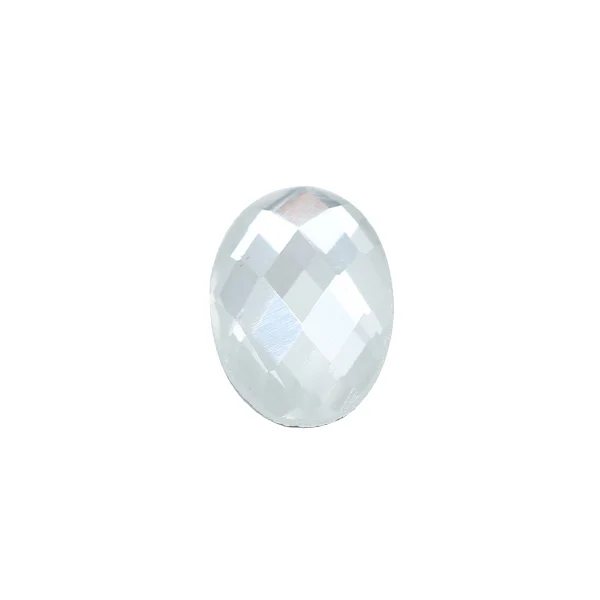 clear 20p 13x18 мм Овальный цветной стеклянный камень с плоской задней поверхностью без горячей фиксации граненые хрустальные стразы кабошон кнопка для изготовления ювелирных изделий - Цвет: clear