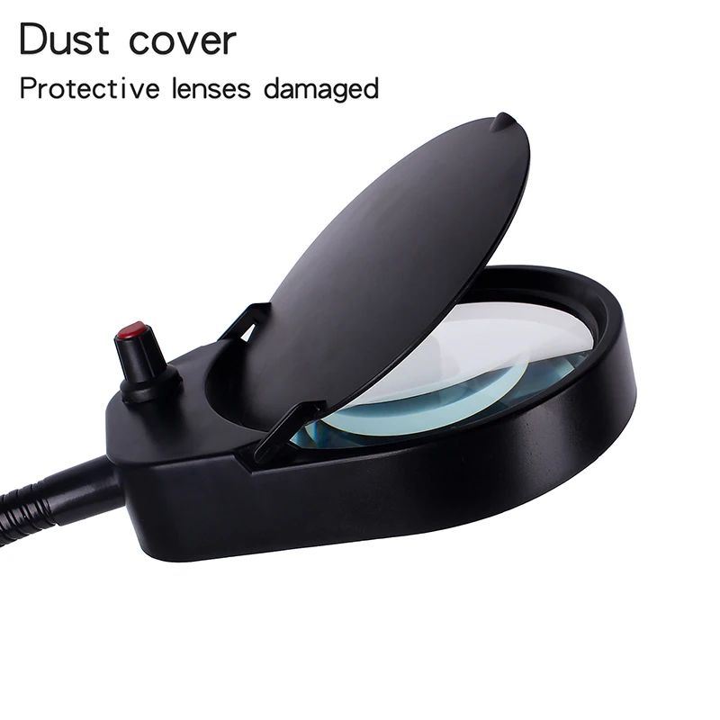 Гибкая регулирусветодиодный светодиодная Лупа с подсветкой USB 5X 3X 10X для