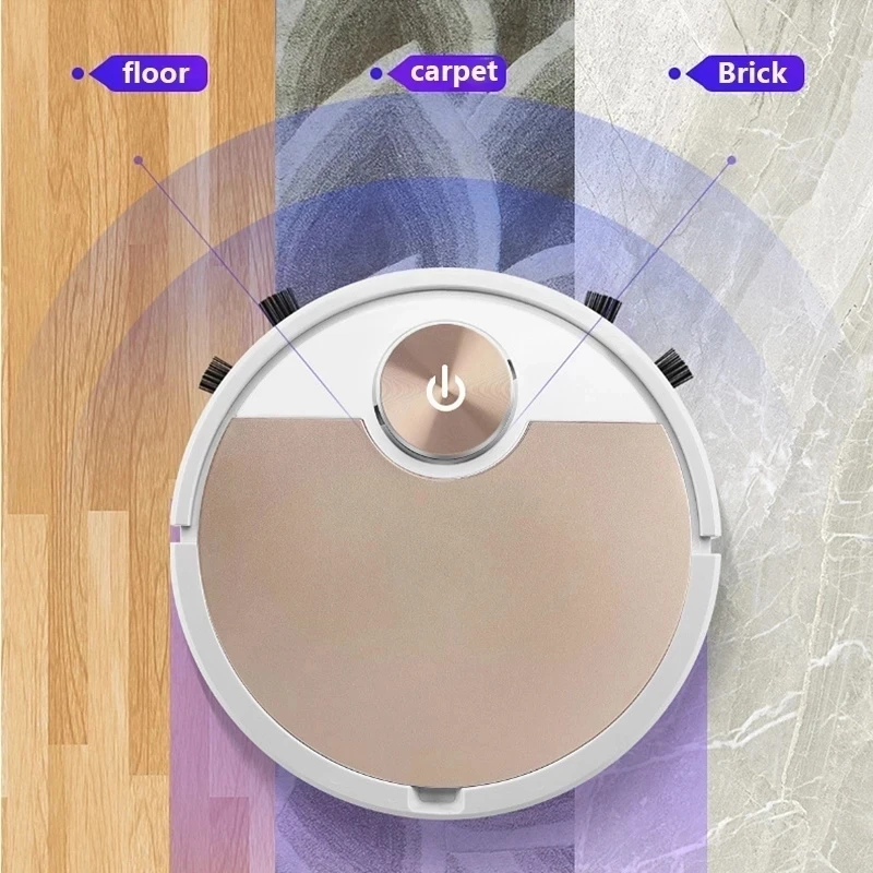 

Mobile phone remote control robot vacuum cleaner es06, smart home vacuum cleaner, dust removal and disinfection