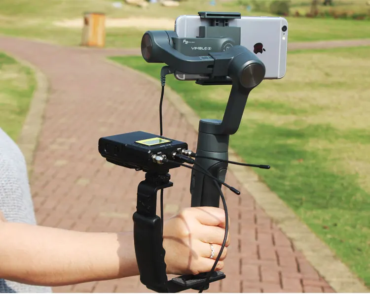 MAMKOMV-200 UHF беспроводной микрофон система для камеры iphone Смартфон интервью видео петличный нагрудный микрофон для Canon Nikon DSLR