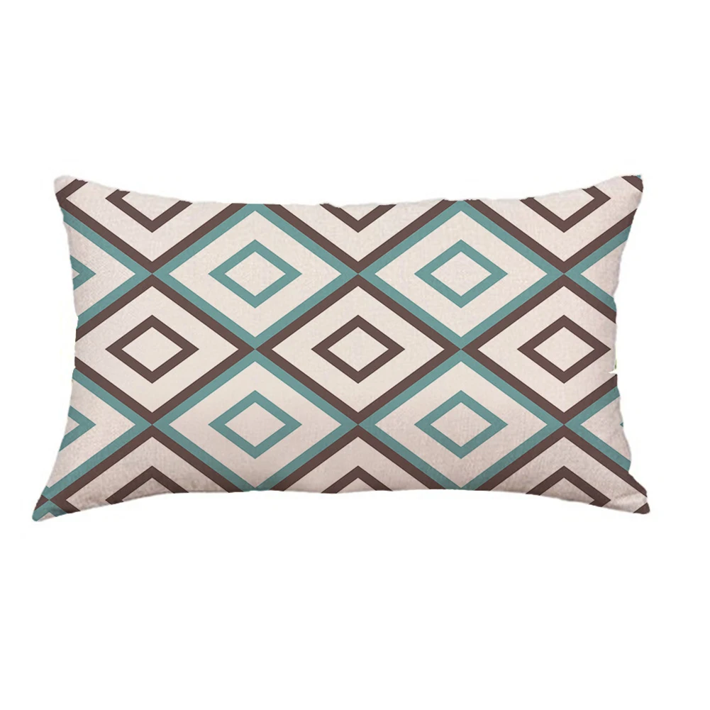 

Bike Bird Geometric Pattern Throw Pillow Case Cushion Cover Sofa Bed Car Decor