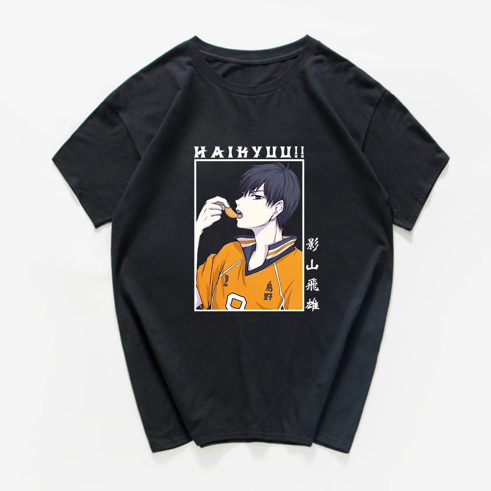 

Funny Anime Haikyuu Printed Short Sleeved Japan Style Anime T-shirt Ulzzang Casual Tee Tops Unisex