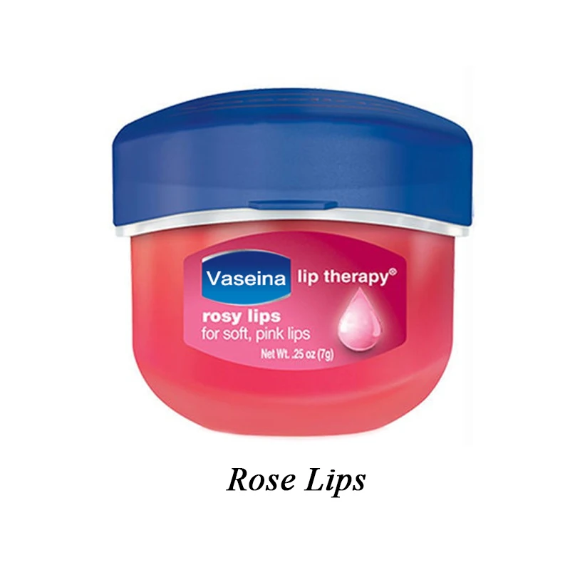 rosy lips Брендовый макияж, Уход за губами, вазелиновая терапия губ, вазелиновая желе, бальзам для губ,, какао-брюле, увлажняющая, восстанавливающая Помада для губ, морщин - Цвет: rosy lips