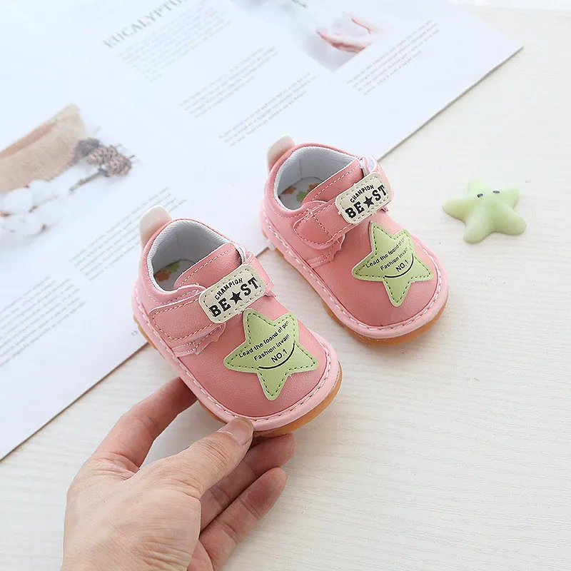 2019 Autumn Baby Girls Boys Casual Shoes Infant Toddler Star Non-Slip Comfortable Outdoor Kids Children First Walker | Детская одежда и