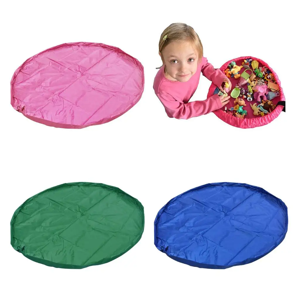 Портативная сумка для хранения детских игрушек игровой коврик Lego органайзер