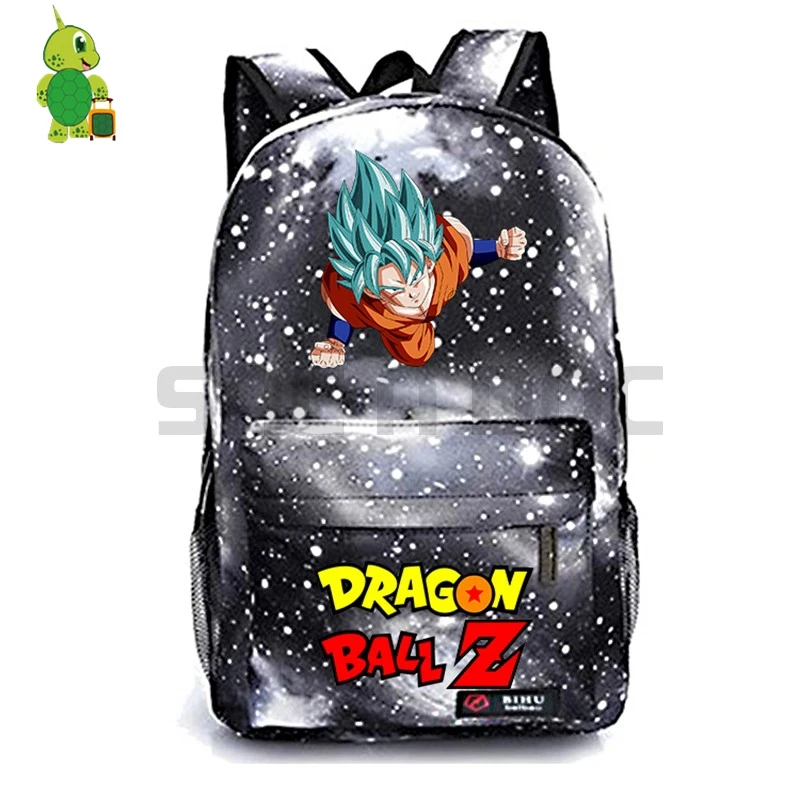 15 Mochila Dragon Ball Z рюкзак Goku Super Saiyan для мальчиков и девочек рюкзак для подростков школьные сумки галактика Звездная ночь дорожная сумка - Цвет: 15