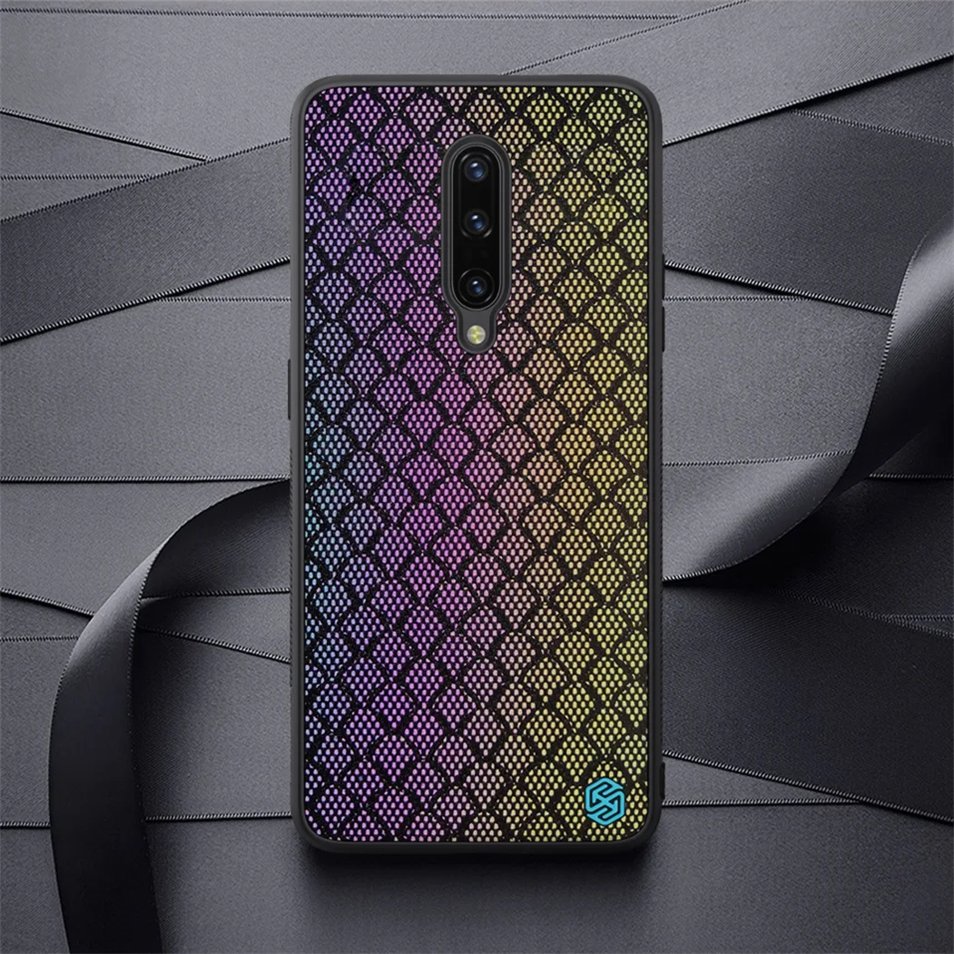 Чехол для OnePlus 7 7T Pro OnePlus7 чехол NILLKIN Twinkle чехол полиэфирная сетка светоотражающий протектор PC задняя крышка для OnePlus7 Pro