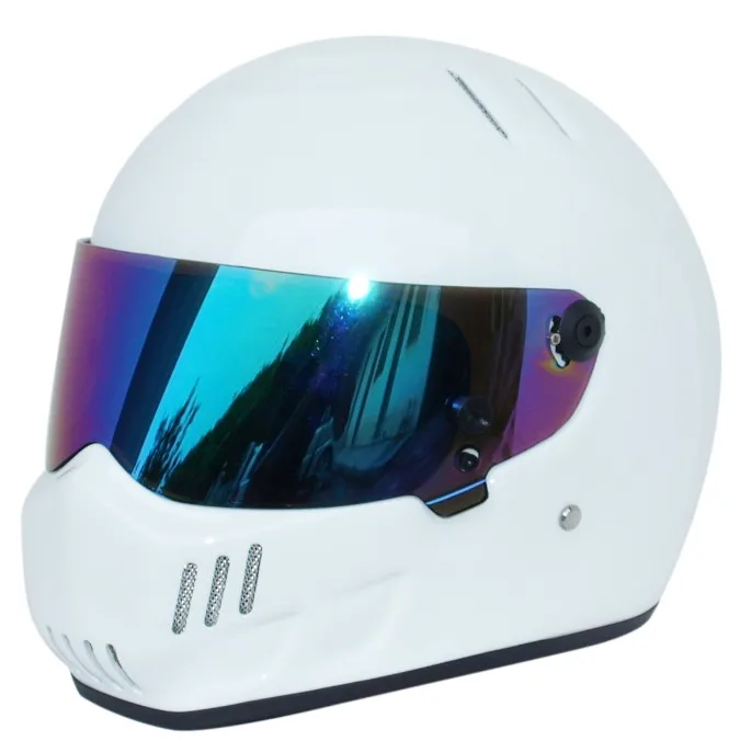 Мотоциклетный шлем с полным покрытием профессиональный для мотогонок