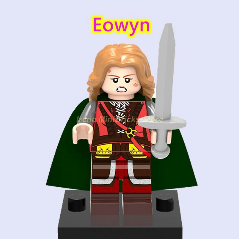 Eowyn Хоббит Властелин колец Bllbo Aragorn Orcs Bard eowin Ringwraith Gandalf подарки на день рождения строительные блоки игрушки для детей - Цвет: Eowyn