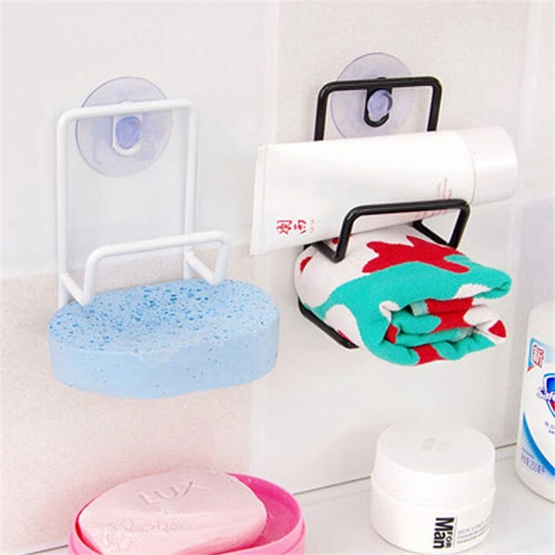 Практичный органайзер для кухни и ванной комнаты полка губки слива полотенец