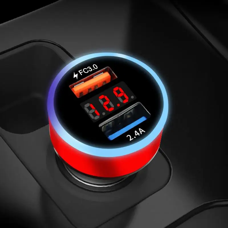 Автомобильное зарядное устройство с USB портом 30 Вт 3 А|Адаптер питания| |
