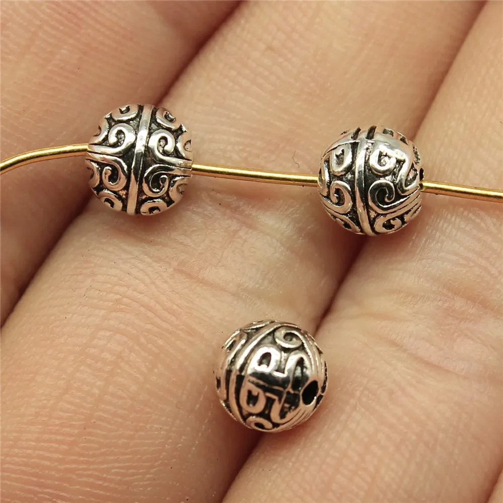 20 шт.7 мм шарм круглые бусины распорки космические для изготовления ювелирных