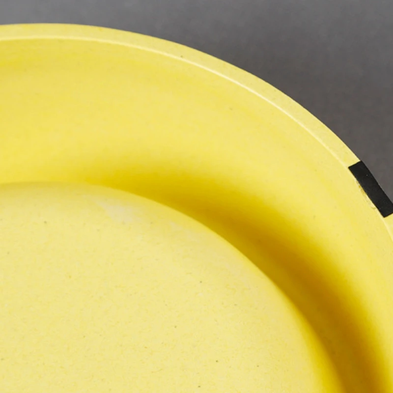 Растительное волокно круглая одна миска для домашних животных щенок медленно