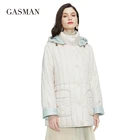 Пальто женское весеннее GASMAN, 21871 г., повседневное, с обеих сторон, большие размеры