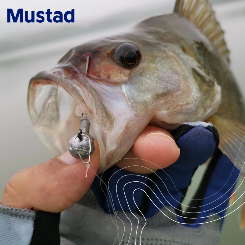 2 упак./лот Mustad кренк джиг головка крючок с зазубриной свинцовая приманка жесткая