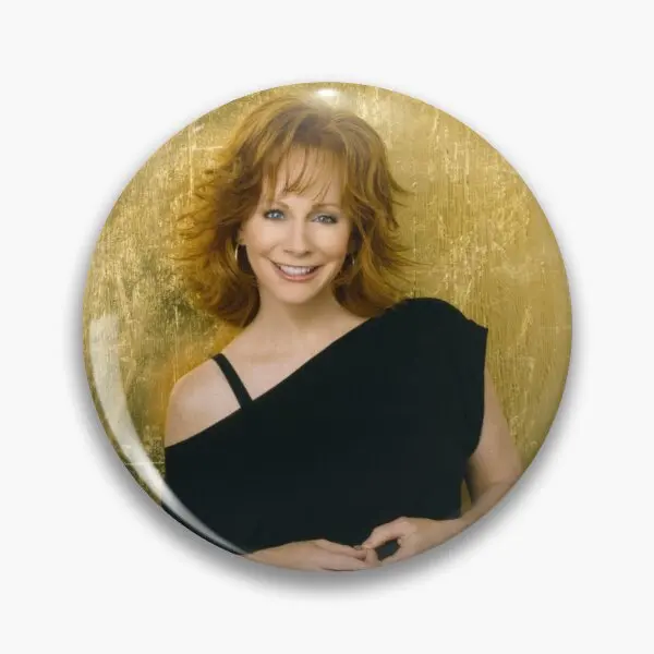 

Reba Mcentire Customizable Soft Button Pin Gift Decor Collar Creative Metal Cartoon Brooch Women Jewelry Funny Lover Fashion