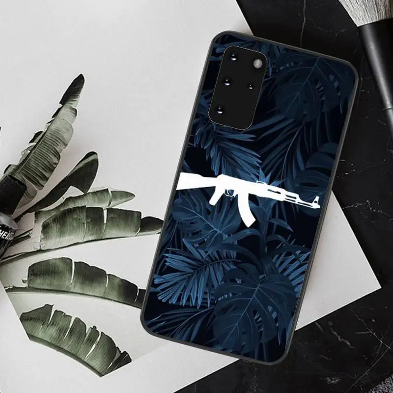 Роскошный чехол для телефона PENGHUWAN AK47 Gun DIY Samsung S20 plus Ultra S6 S7 edge S8 S9 S10 5G | Мобильные
