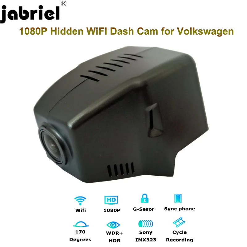 jabriel for volkswagen vw atlas passat tiguan touran b6 b7 b8 mk2 2017 2018 2019 hidden 1080p wifi car dvr dash cam car camera free global shipping