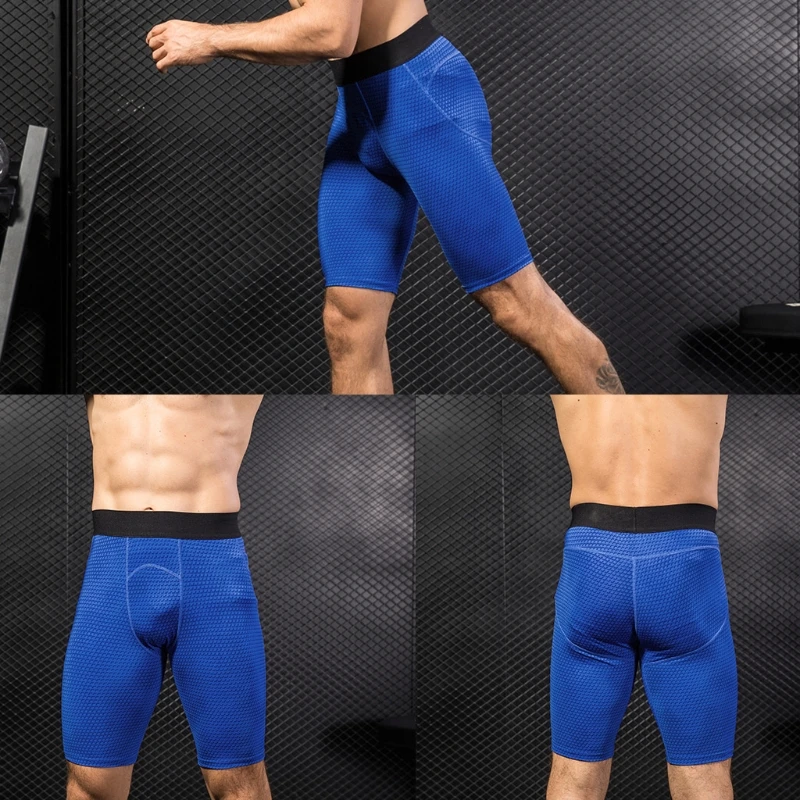 Мужские Спортивные Компрессионные шорты штаны спортивные колготки | Мужская