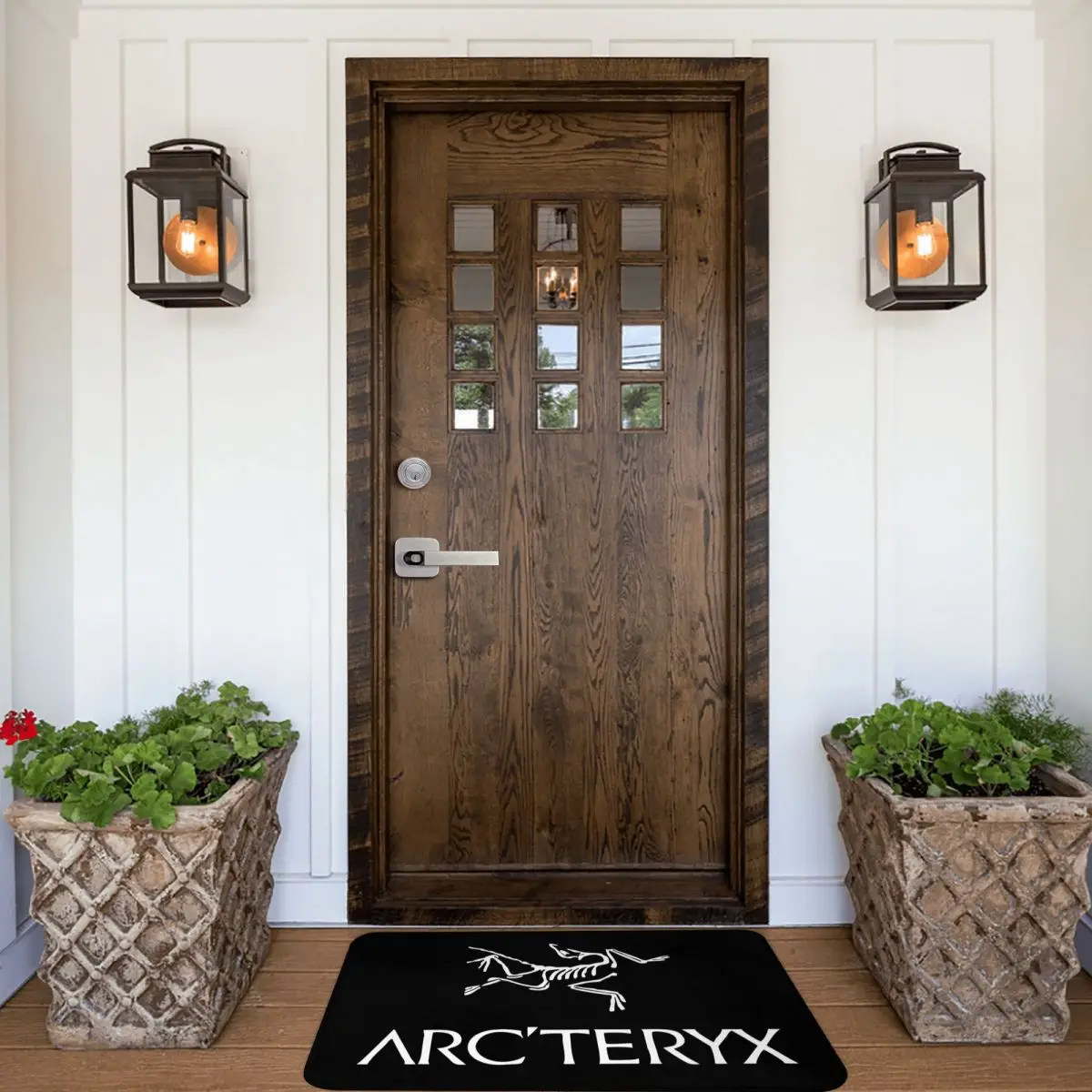 Arcтерикс-BW-коврик для ванной коврик ног нескользящий из полиэстера входа в кухню