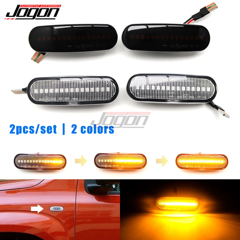Для Fiat Doblo Panda Idea Stilo Fiorino Multipla Punto Qubo Linea Musa светодиодный динамический поворотный