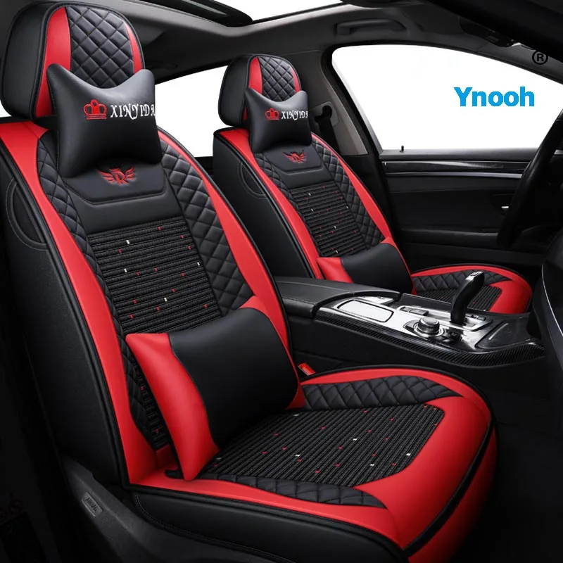 One seat 3 Ynooh чехлы для сидений автомобиля для hyundai getz accent 2008 santa fe tucson elantra creta veloster grand i10 ioniq i10 один автомобильный протектор - Название цвета: One seat 3