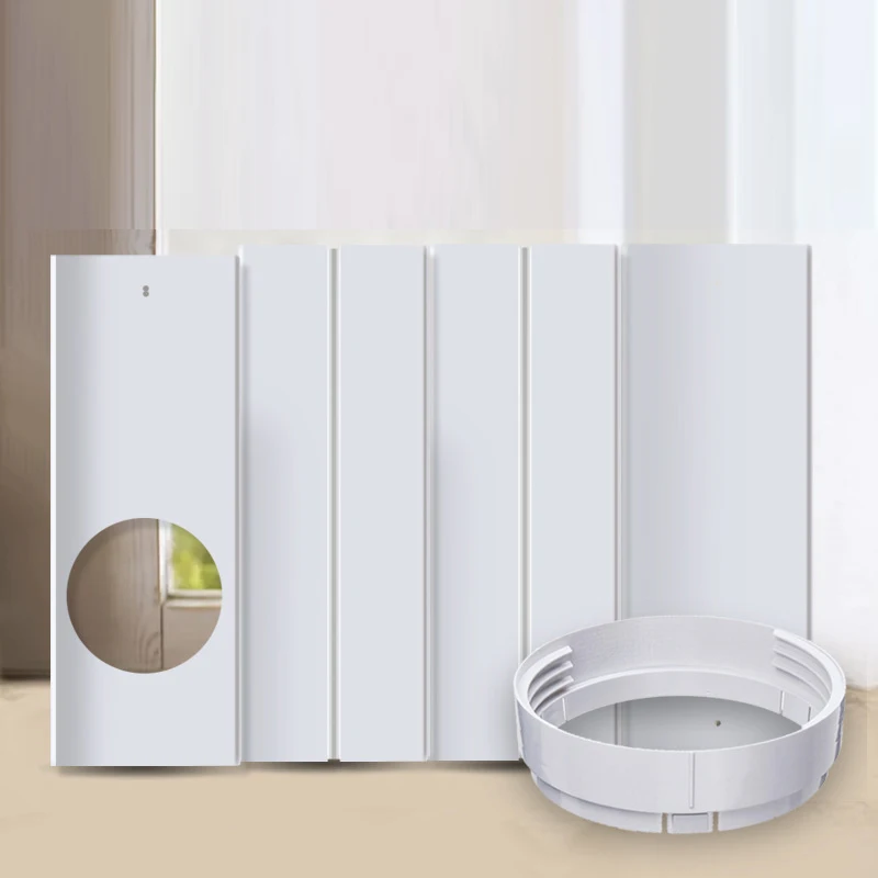 

Новейшие пластины для оконного выхлопного шланга, комплект для переносного кондиционера, с круглой муфтой