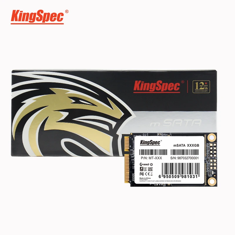 KingSpec SSD 128 ГБ 256 mSATA 512 ТБ 2 Мини твердотельный накопитель HD модуль для настольных
