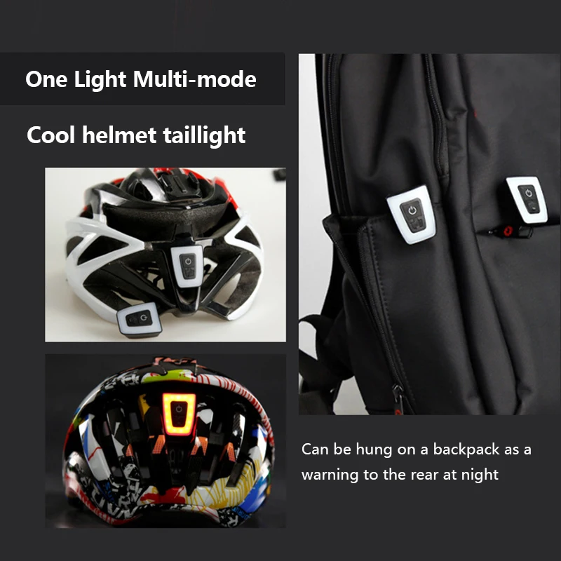 Велосипедный фонарь водонепроницаемый задний с зарядкой от USB светодиодный для