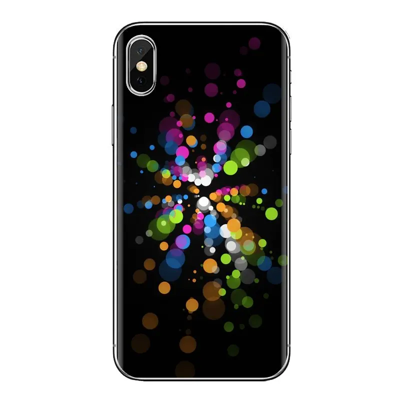 For Sony Xperia Z Z1 Z2 Z3 Z5 compact M2 M4 M5 E3 T3 XA Aqua LG G4 G5 G3 G2 Mini Love Color Dots Background TPU Transparent Case |