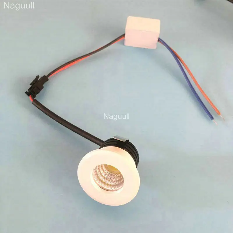 

For Kitchen Cabinet 3w Cob Spot Light Cob Lampada Cut 33mm 85-265v 3w Bombillas Led Spotlight Lamparas Led Bulb Light Temperatu