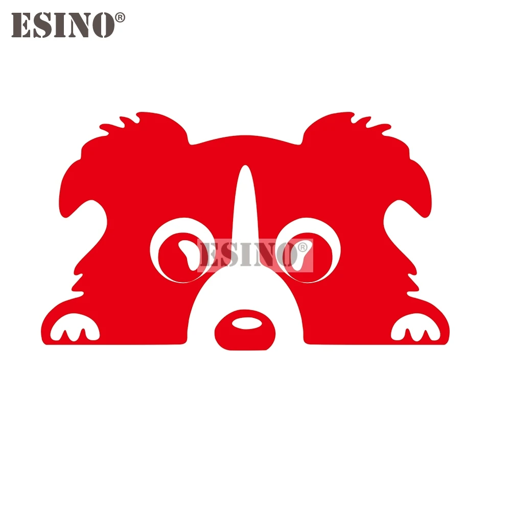 Автомобильный Стайлинг колли Милая собачка забавные авто наклейка мультфильм