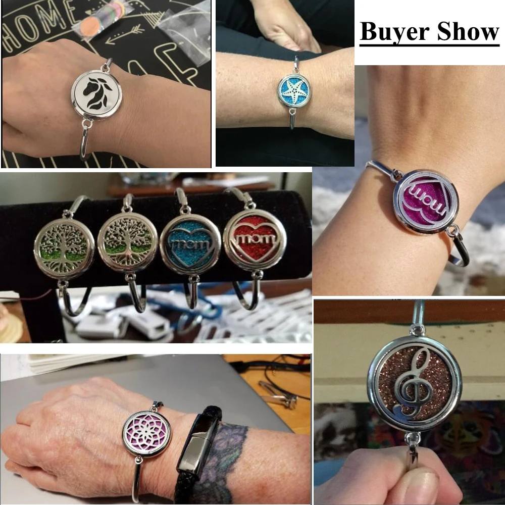 Браслет для аромата ювелирные изделия с диффузором Открытый Античный винтажный