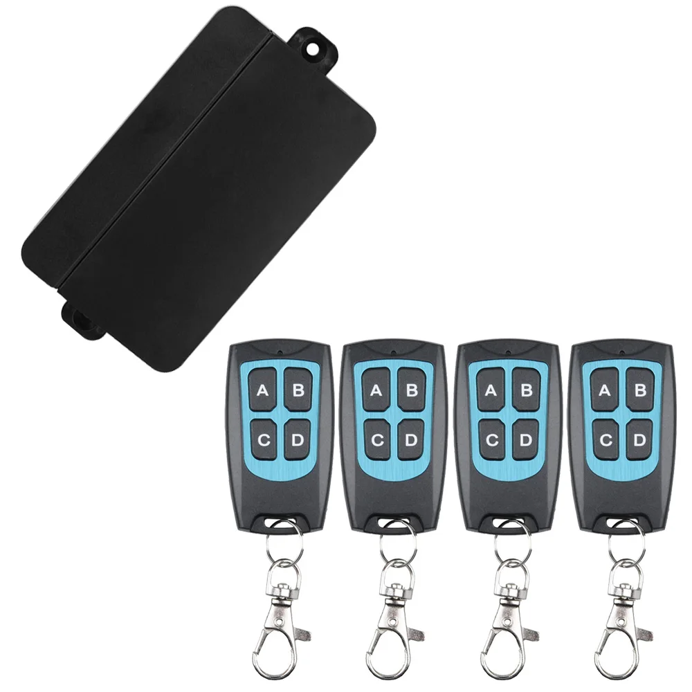 Беспроводной дистанционный переключатель 433 МГц 110 В 220 10 А 4 канала