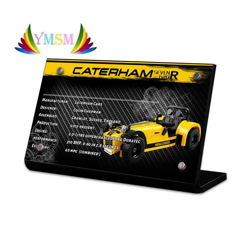 

Building Blocks Set Display Stand for Creator 21307 Caterhamed Seven 620R Model Abs Material Kids Toys Xmas Gifts Collections