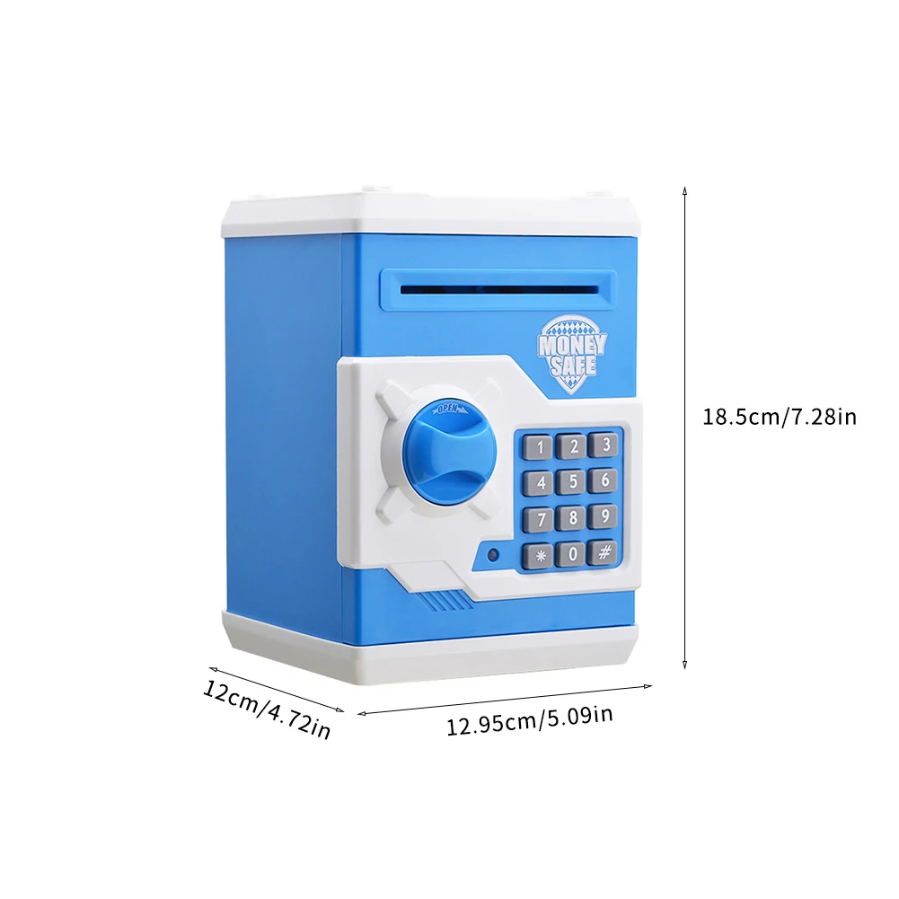 

Piggy Bank Kids Safe Box Electronic ATM Password Money Coin Cash Saving Box Mini Cute Cartoon Gifts For Boys Girls Multi Color