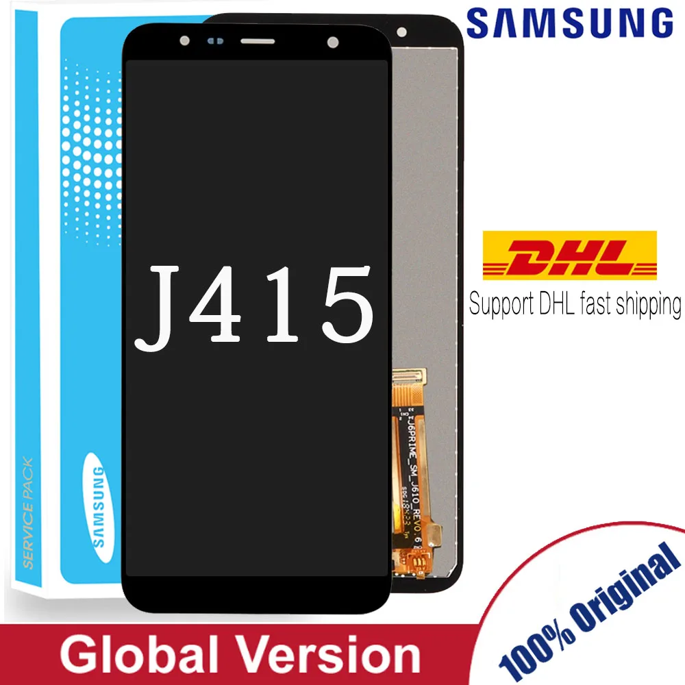 100% оригинал 6 0 ''ЖК дисплей для Samsung Galaxy J4 + 2018 плюс J415 J415F J410 ЖК-дисплей
