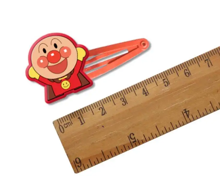 3 пары милых мультяшных заколок для волос Anpanman хлеб украшения дизайнерские
